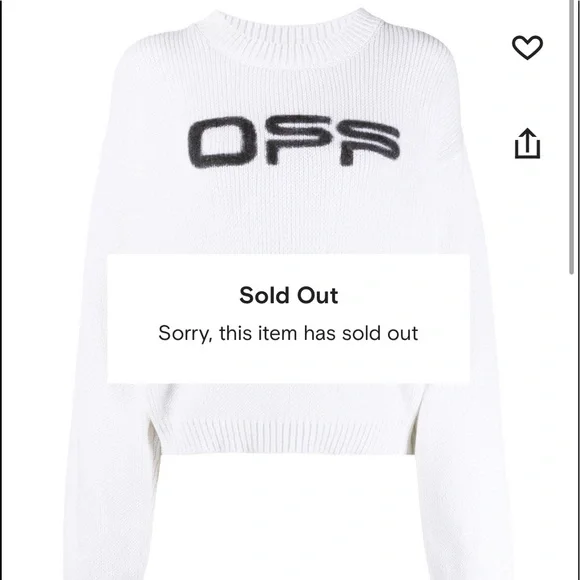 Off-White | Sweaters | Offwhite Knitwear | Poshmark
